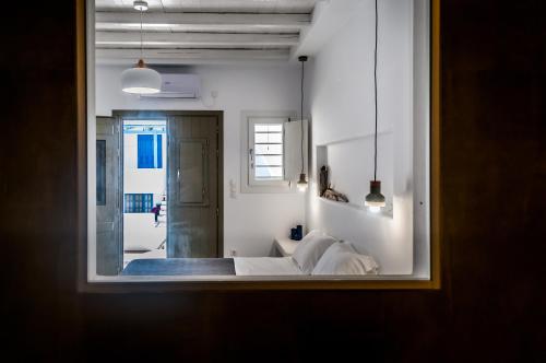 Koupelna v ubytování Vilos Suites