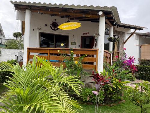 Un jardín fuera de La Cabaña de Victor