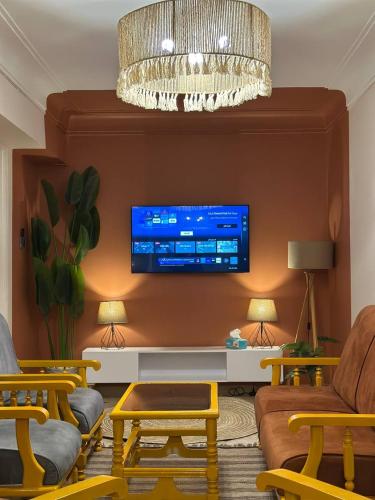 شقة فندقية بالأسكندرية - ميامي - برج البارون مقابل الشاطئ