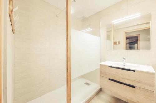 Koupelna v ubytování Appartement moderne à Châtel 60 m² avec terrasse privée