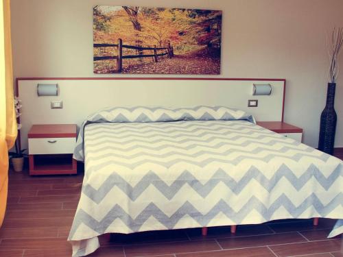 Postel nebo postele na pokoji v ubytování B&B Tina