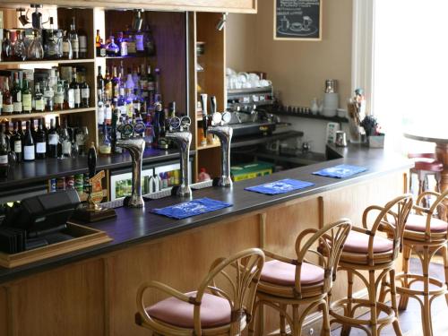 The lounge or bar area at The Edgbaston Palace Hotel 