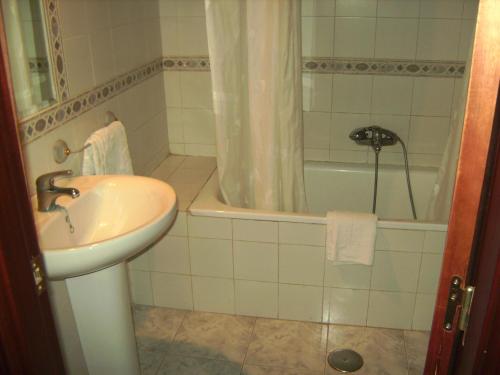 Phòng tắm tại Hostal El Polígono