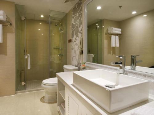 Koupelna v ubytování Xian Qujiang Yinzuo Hotel