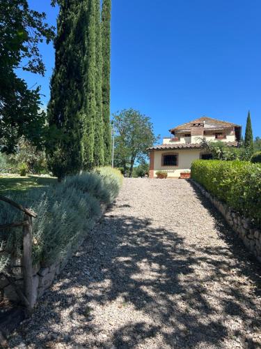 Κήπος έξω από το Villa Diletta