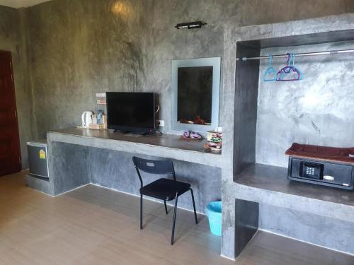 TV o dispositivi per l'intrattenimento presso Saikaew Boutique Hotel