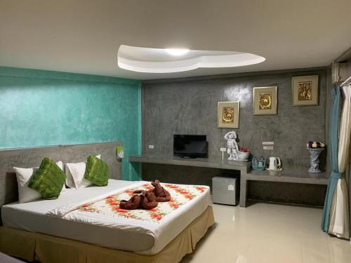 Letto o letti in una camera di Saikaew Boutique Hotel