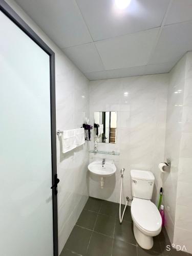 Ένα μπάνιο στο Evergreen Bac Giang apartment