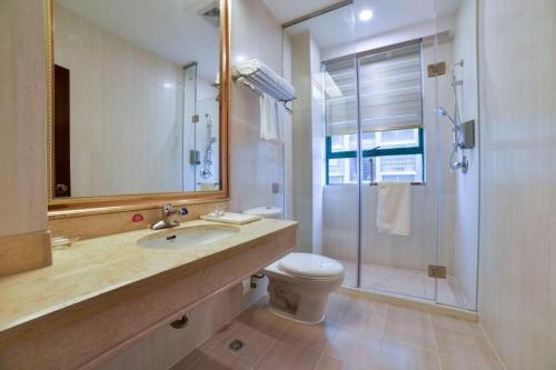 Koupelna v ubytování Vienna Classic Hotel Zhangzhou Longchi Center