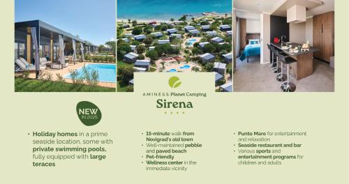 a rendering of the new sinema resort and spa at Aminess Planet Camping Holiday Homes Sirena in Novigrad Istria