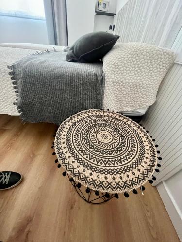 Ruang duduk di Apartamento Xogo da Ola En el camino De Santiago