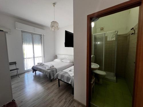 Koupelna v ubytování B&B Giallolumia