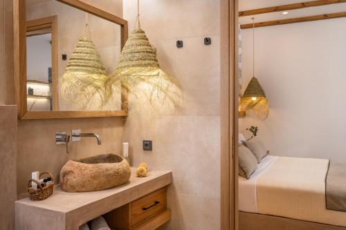 Koupelna v ubytování Analeia Luxury Hotel - Adults Only