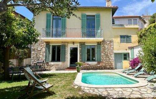C8 Staywizus - Lovely House Cannes 4 BDR - Pool, AC, Garage & Wifi