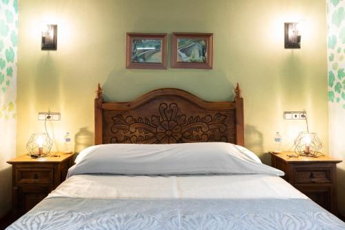 Ένα ή περισσότερα κρεβάτια σε δωμάτιο στο Hotel Rural Sucuevas