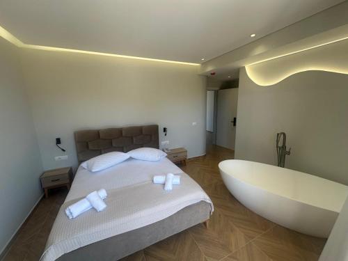 Hotel Paridにあるベッド