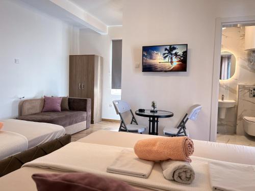 TV a/nebo společenská místnost v ubytování Addy House