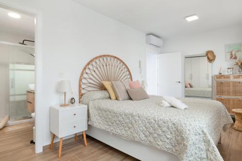 Apartamento Boquerónにあるベッド