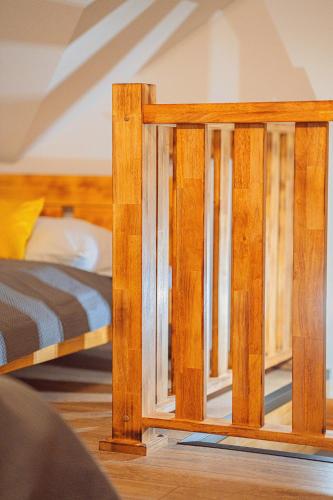 Postel nebo postele na pokoji v ubytování Apartmány Lenkoska