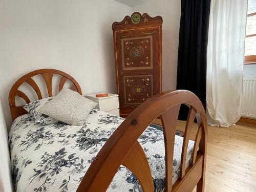 Cama o camas de una habitación en Ehemaliges Wein Chateau