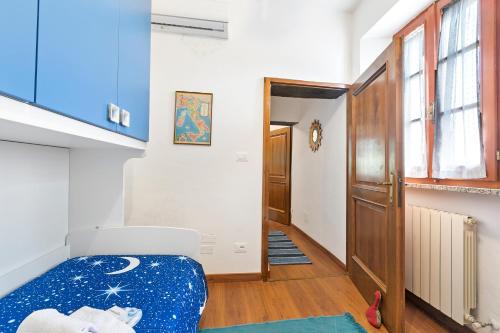 Katil atau katil-katil dalam bilik di Borgo Panicale with Shared Pool and Garden