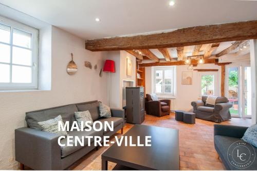 Maison centre-ville avec jardin