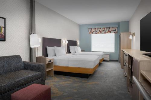 Postel nebo postele na pokoji v ubytování Home2 Suites By Hilton Tooele