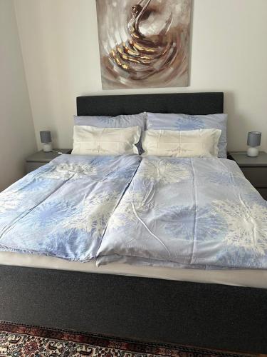 Una cama o camas en una habitación de Appartamento Preglia Piemonte
