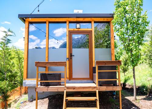 Jardín al aire libre en Arditi's Cabin