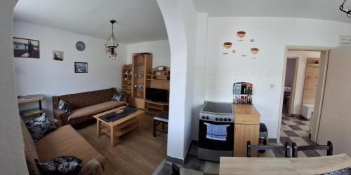 Posezení v ubytování Apartment Gabi