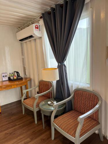 Istumisnurk majutusasutuses Villa Bari Loft