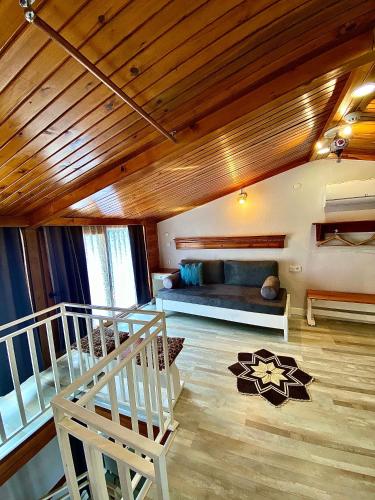 Ruang duduk di Ephesus Selcuk Castle View Suites