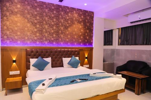 Postel nebo postele na pokoji v ubytování Hotel Ruby