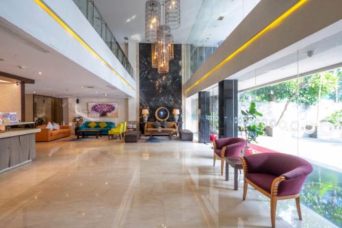 Posezení v ubytování Oria Hotel Jakarta