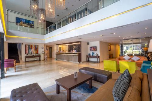Posezení v ubytování Oria Hotel Jakarta