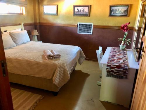 Katil atau katil-katil dalam bilik di Golf View Guest House