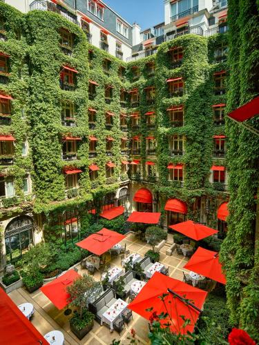 El edificio en el que está el hotel
