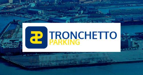 a sign that reads truncno para parking at Alloggi B&b Allegri in Venice