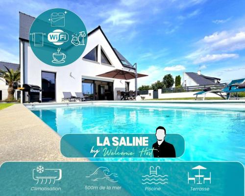 La Saline - Villa avec piscine à 450m des Plages