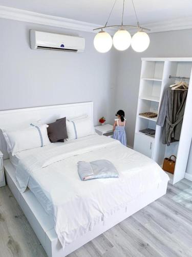 Postel nebo postele na pokoji v ubytování Open Hotel Dammam