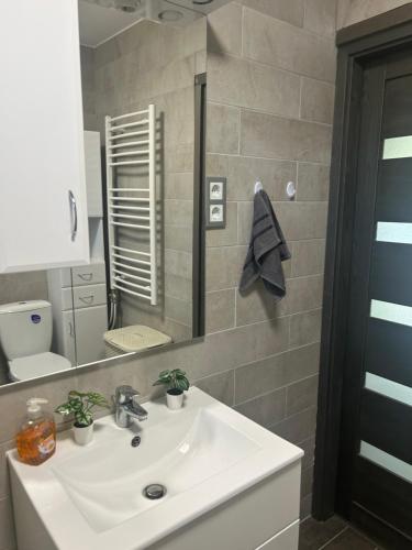 Bilik mandi di Giovanni Apartman