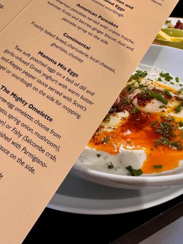 住宿加早餐旅馆内部或周边提供的食物