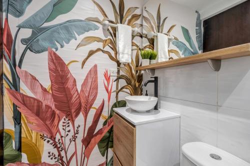 Koupelna v ubytování Apartamentos Oslo Tesoro by HOUSY HOST