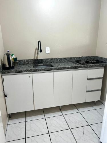 Dapur atau dapur kecil di Aconchego na Rota das Termas