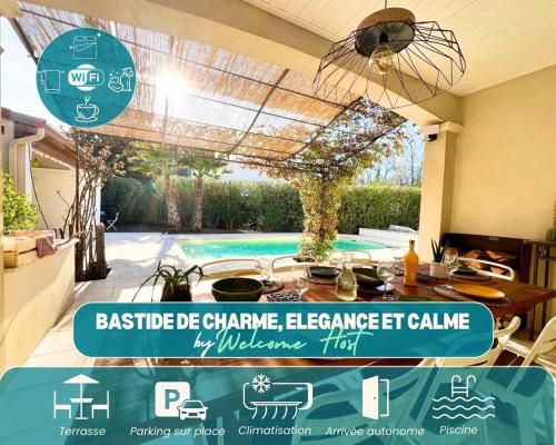 Bastide de charme, élégance, calme et sérénité