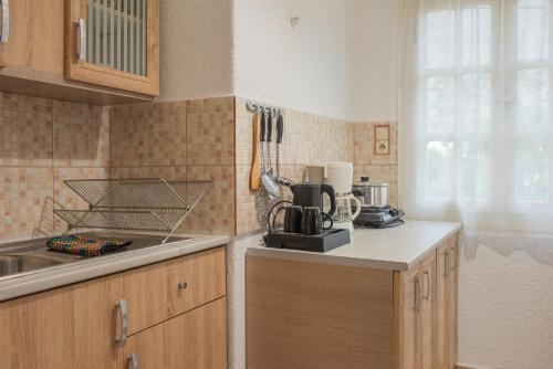 Dapur atau dapur kecil di Athina Villas