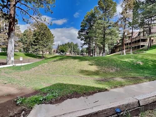 a large field of grass next to a sidewalk at Innsbrook 254 in Ruidoso