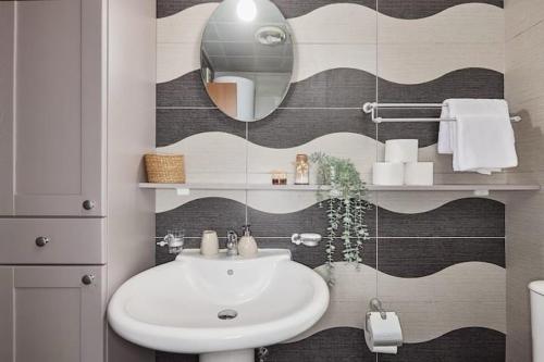 Ένα μπάνιο στο Apartment Sofi