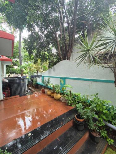 Un jardín fuera de Birdies Home