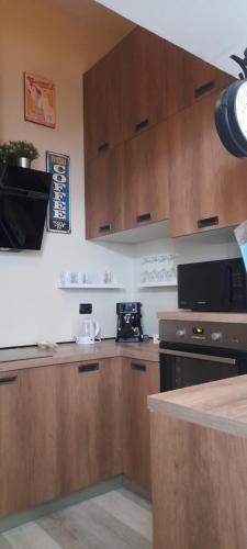 Kuchyň nebo kuchyňský kout v ubytování Interno 8